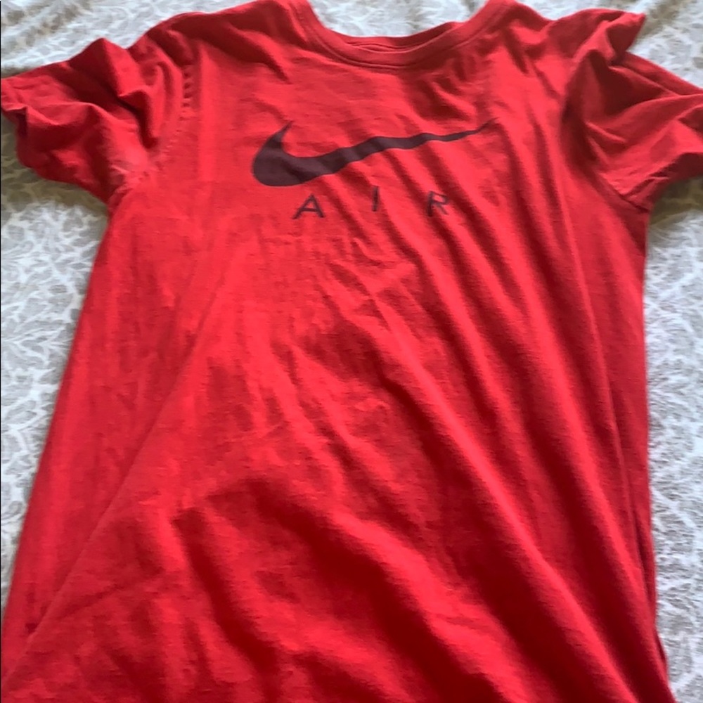 Red Nike air shirt